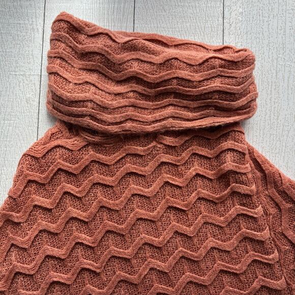 Just be... Dusty Rose Poncho Size Small - Picture 4 of 8